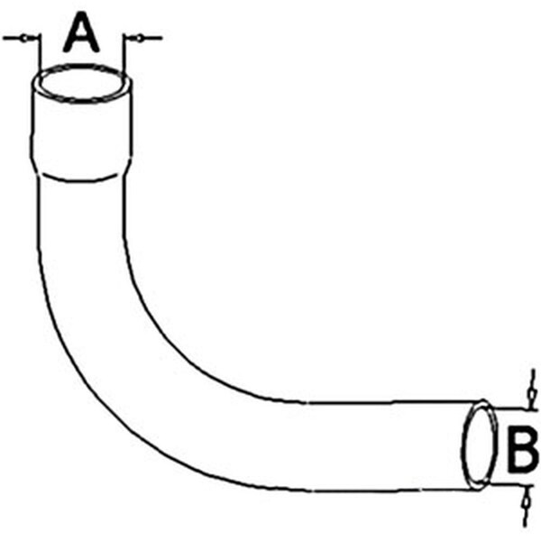 Aftermarket Upper Radiator Hose 70276094 - main